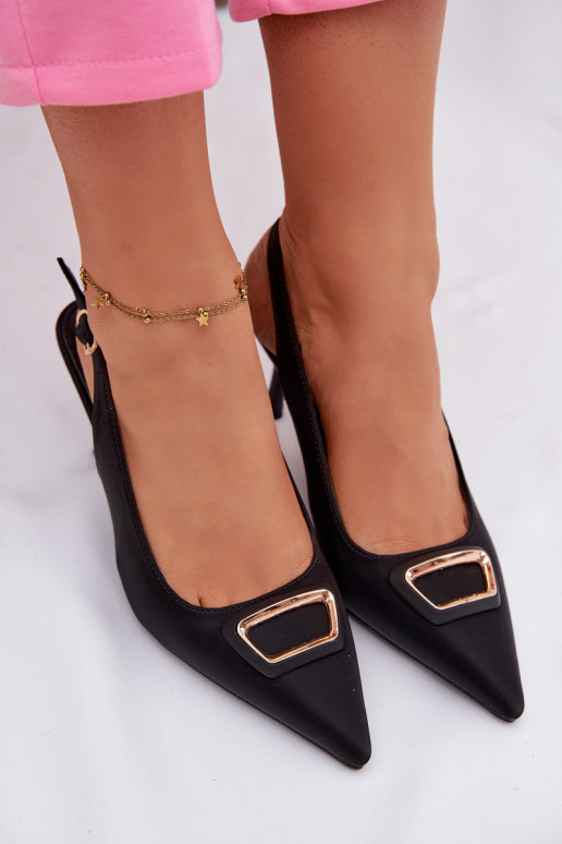 vysoké opätky Dámske ozdobiť čierna Palerine