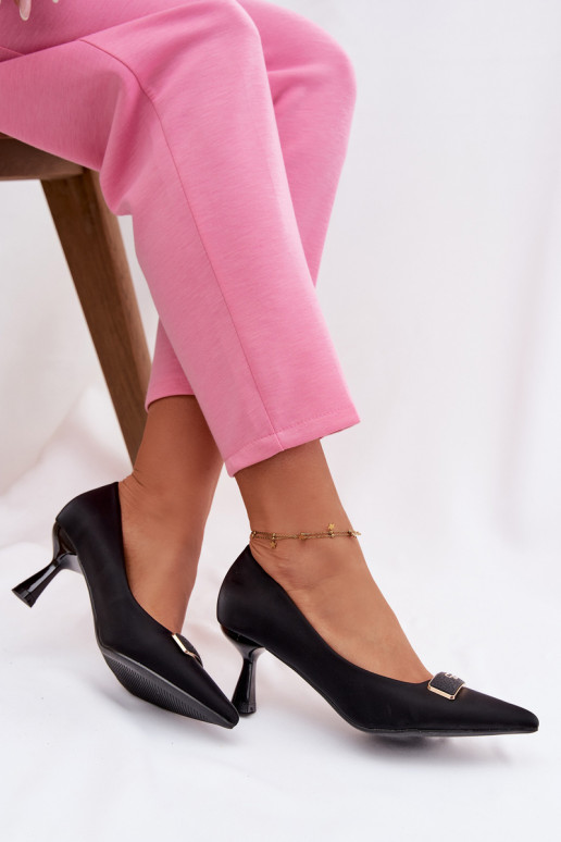 Topánky S Ornatem Detalem čierna Fessira