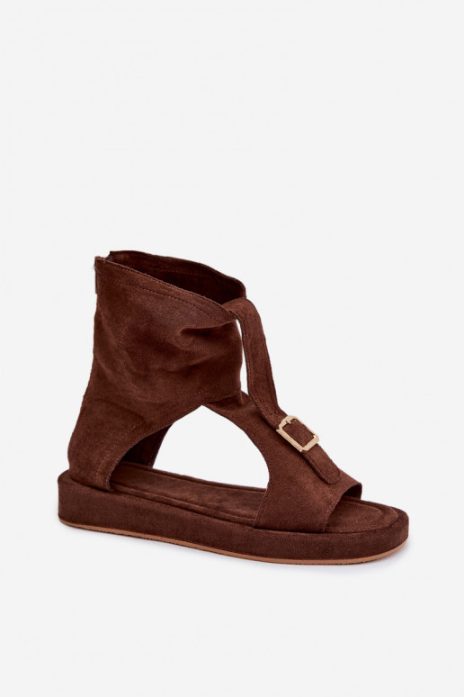 Dámske sandále s čižmami CzekoladoIne Coralya