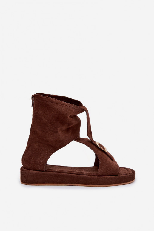 Dámske sandále s čižmami CzekoladoIne Coralya