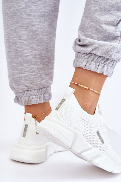 Dámske Jednoduché Tenisky model obuvi Memory Foam System Big Star JJ274268 biela farba