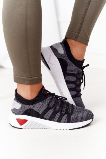 Dámske Športový štýl topánky Memory Foam Big Star HH274532 sivá