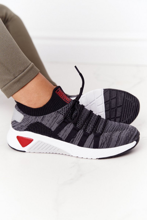 Dámske Športový štýl topánky Memory Foam Big Star HH274532 sivá