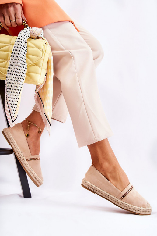 Klasický model Trvalý model Dámske espadrilky béžová Cersei