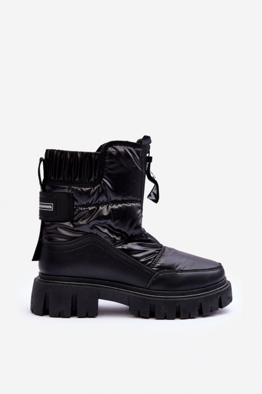 Vysoká Snehule Dámske zahriať sa čierna Freoc