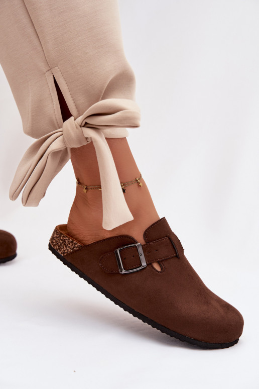 Papuče Dreváky Dámske s prackami CzekoladoIne Delirisse