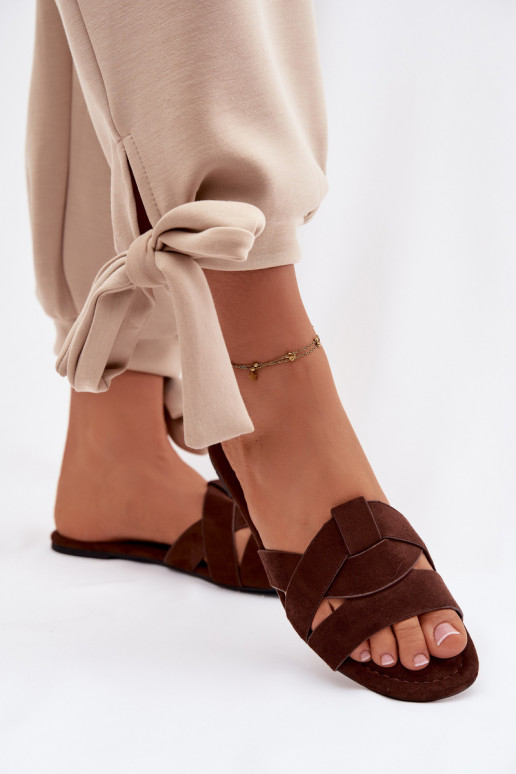 rovná sa Dámske papuče S pruhmi CzekoladoIne Pavelle