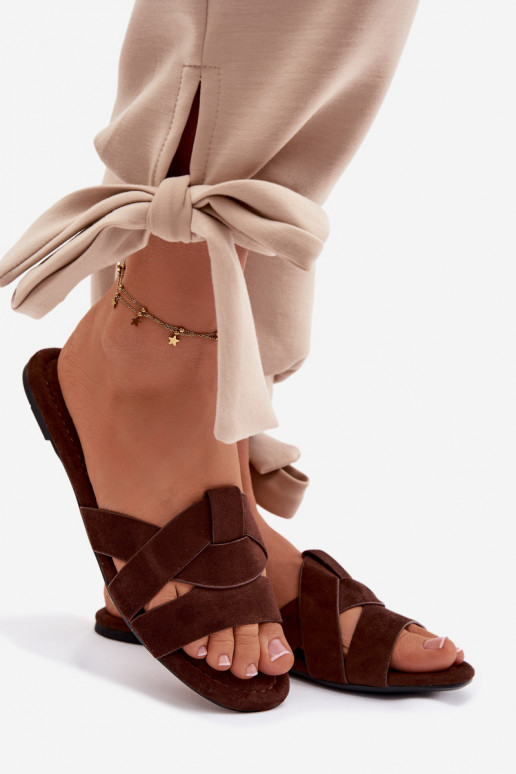 rovná sa Dámske papuče S pruhmi CzekoladoIne Pavelle