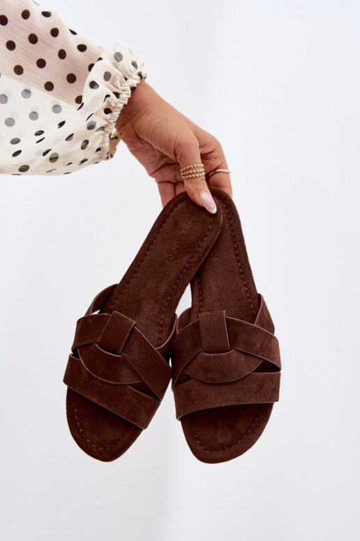 rovná sa Dámske papuče S pruhmi CzekoladoIne Pavelle