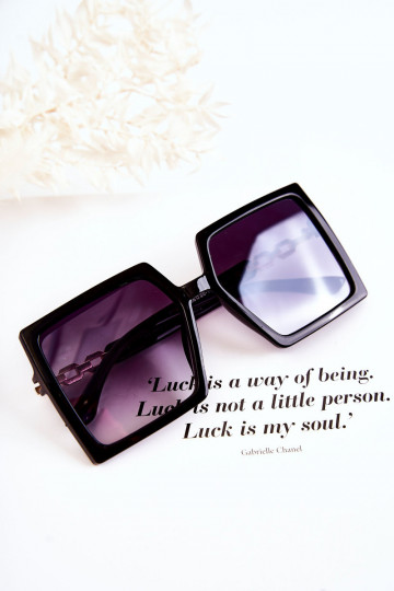 Veľký Slnečné okuliare Námestie V130043 čierna 2