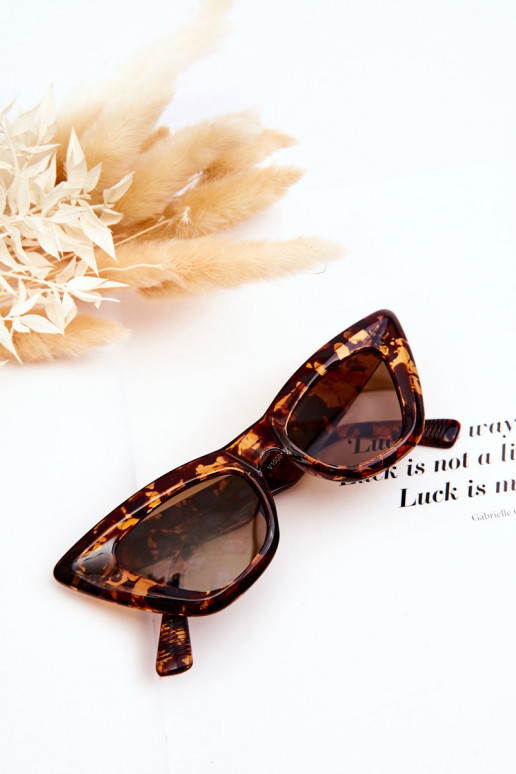 Dámske Slnečné okuliare Máčacie oko V100045 Hnedá farba