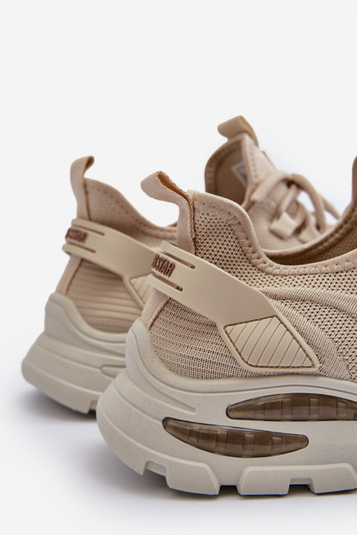 Tenisky model obuvi pánske HI-POLY SYSTEM Big Star NN174469 béžová