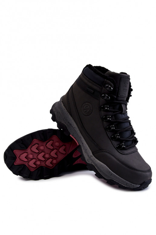 pánske Vyhrievané turistické topánky Cross Jeans KK1R4027C čierna