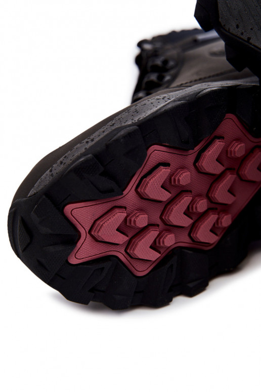 pánske Vyhrievané turistické topánky Cross Jeans KK1R4027C čierna