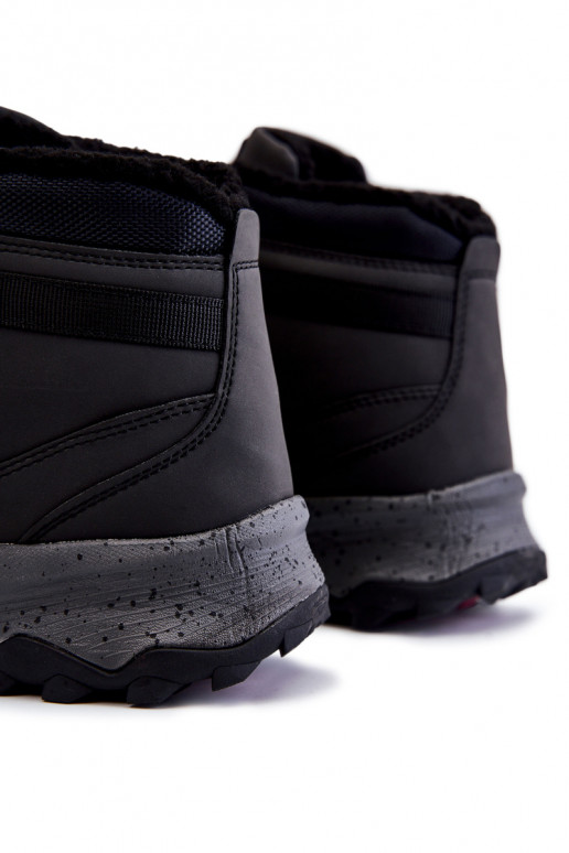 pánske Vyhrievané turistické topánky Cross Jeans KK1R4027C čierna