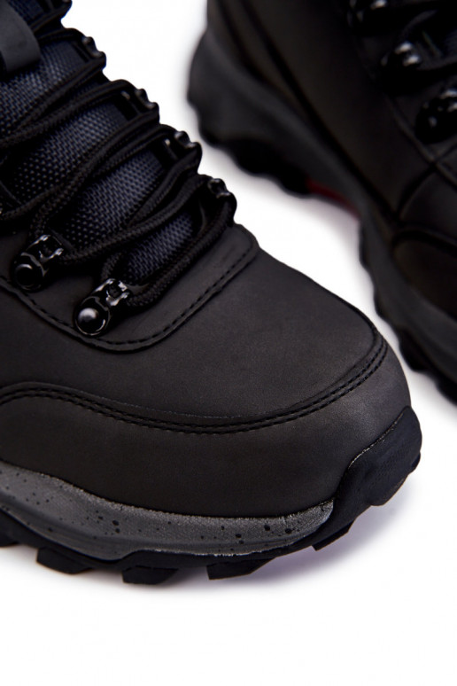 pánske Vyhrievané turistické topánky Cross Jeans KK1R4027C čierna
