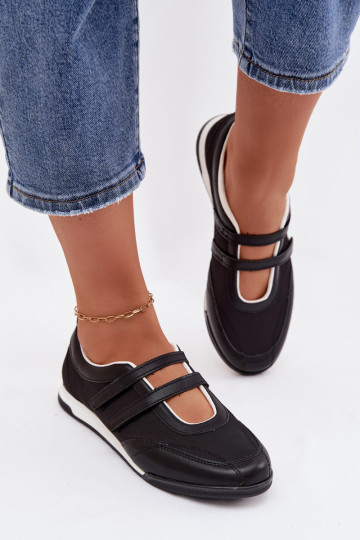 Športový štýl Balerínky Dámske S pruhmi čierna Farvessa