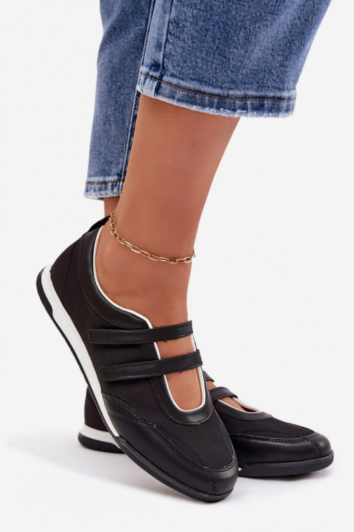 Športový štýl Balerínky Dámske S pruhmi čierna Farvessa