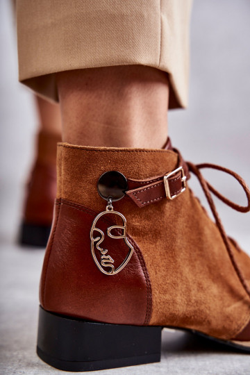 Dámske čižmy Topánky Máciejka 5743A-29 Hnedá farba 2