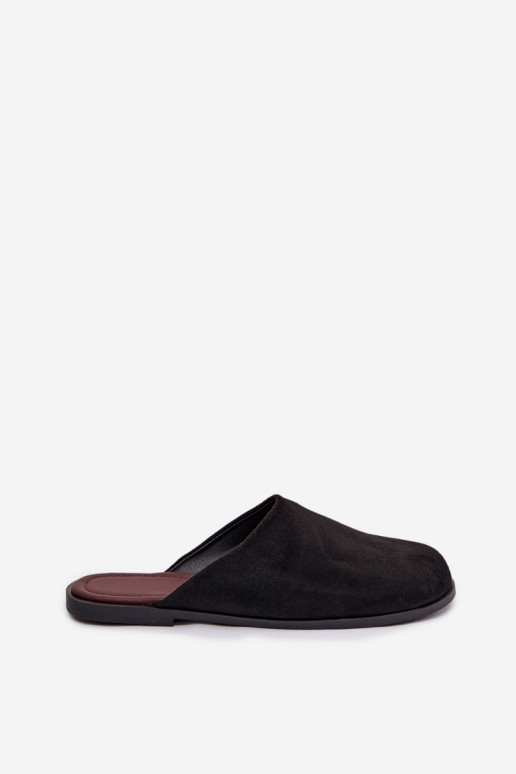 Papuče Dámsky bytz eko semišuu čierna Veronelle