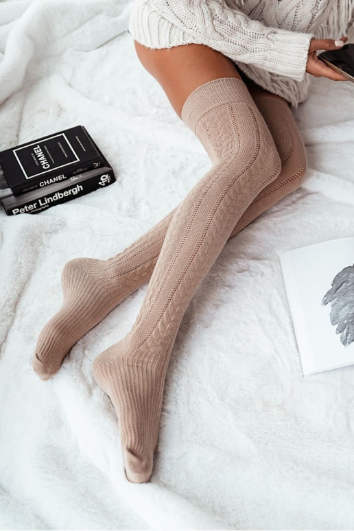 ZakolanóInki Dámske s prvkami prelamovania INarkocz béžová