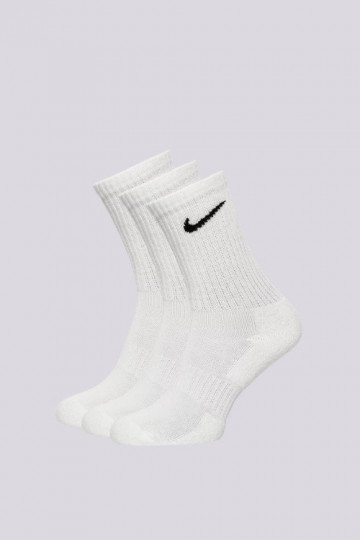 Nike Everyday Cushioned ponožky 3 páry bielej farby