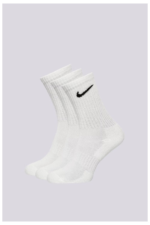 Skarpety Nike Everyday Cushioned 3 PARY biela farba