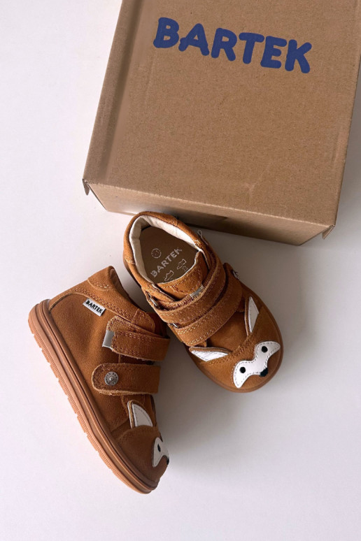 Kožené Detské topánky Pre Chlapcov S témou Lisa Bartek 8632063 Hnedá farba