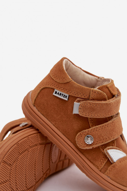 Kožené Detské topánky Pre Chlapcov S témou Lisa Bartek 8632063 Hnedá farba