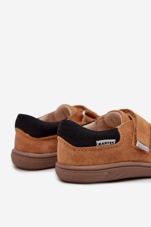 Kožené topánky Barefoot deti S témou Lisa Bartek 8600563 Hnedá farba