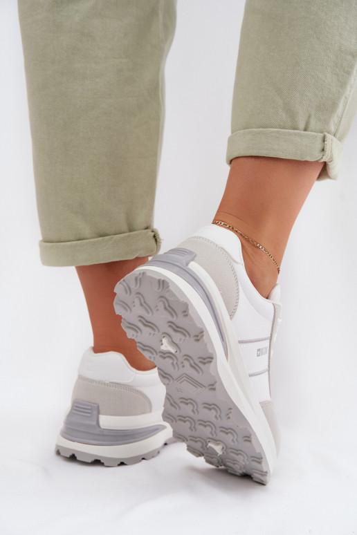 Tenisky model obuvi tenisky Dámske Big Star TT274879 HI-POLY SYSTEM biely-sivá