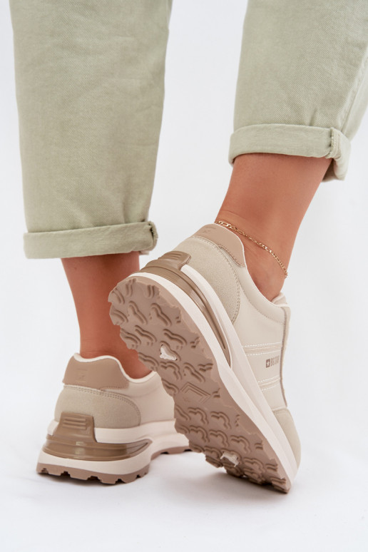 Tenisky model obuvi tenisky Dámske Big Star TT274876 HI-POLY SYSTEM béžová