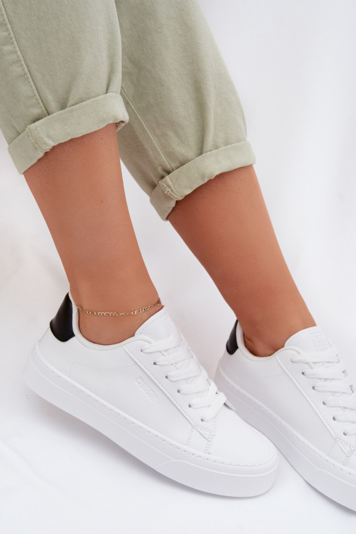 Tenisky model obuvi Dámske z eko kože Big Star TT274928 HI-POLY SYSTEM biela farba