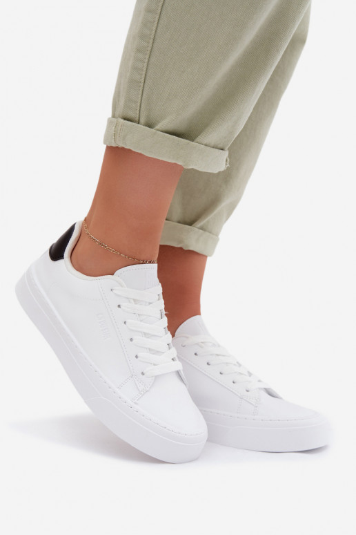 Tenisky model obuvi Dámske z eko kože Big Star TT274928 HI-POLY SYSTEM biela farba