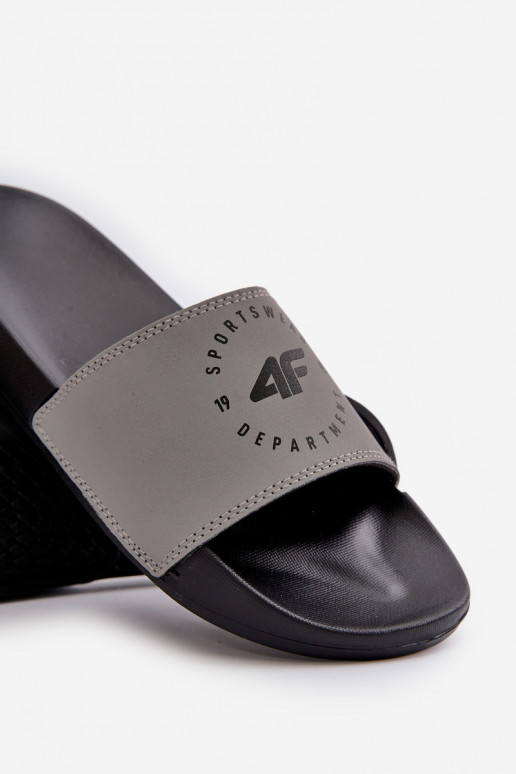 pánske Papuče 4FMM00FFLIM046-25S sivá