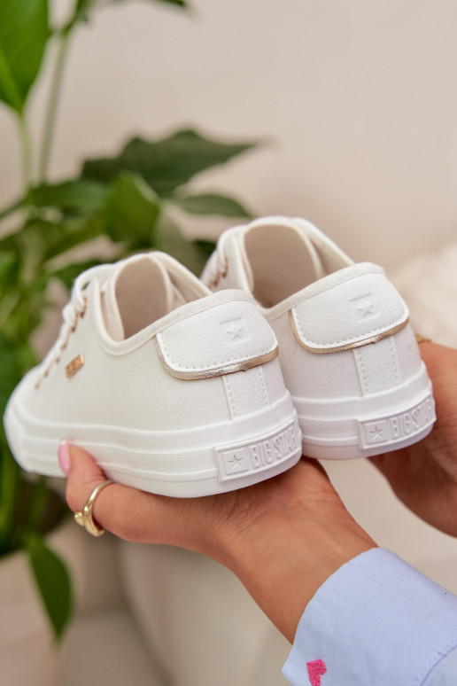 Bežná obuv Big Star TT274003 biela farba