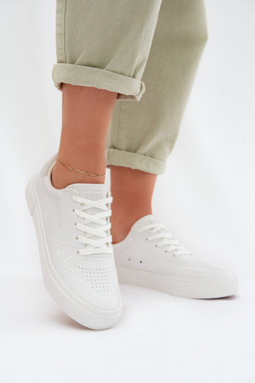 Dámske sneakers modelové topánky Big Star TT274008 bielej farby 2