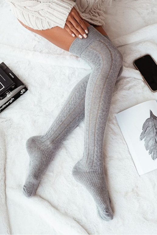 ZakolanóInki Dámske s prvkami prelamovania INarkocz sivá