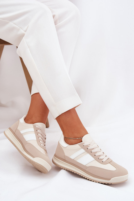 tenisky Tenisky model obuvi Dámske so vzormi leopardej kožušiny béžová Galabis