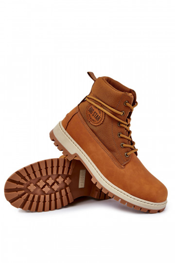 pre mužov Čižmy topánky Memory Foam Big Star KK174203 Hnedá farba 2