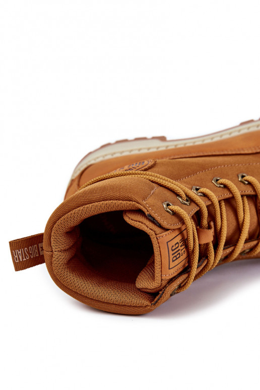 pre mužov Čižmy topánky Memory Foam Big Star KK174203 Hnedá farba