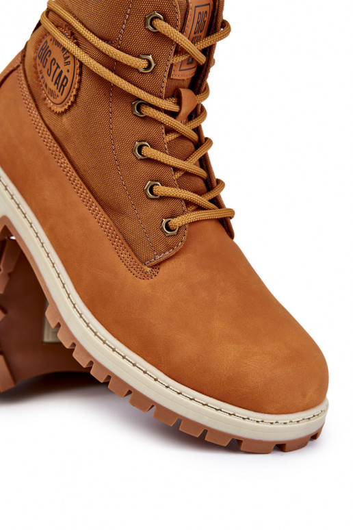 pre mužov Čižmy topánky Memory Foam Big Star KK174203 Hnedá farba