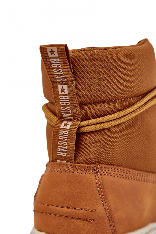 pre mužov Čižmy topánky Memory Foam Big Star KK174203 Hnedá farba