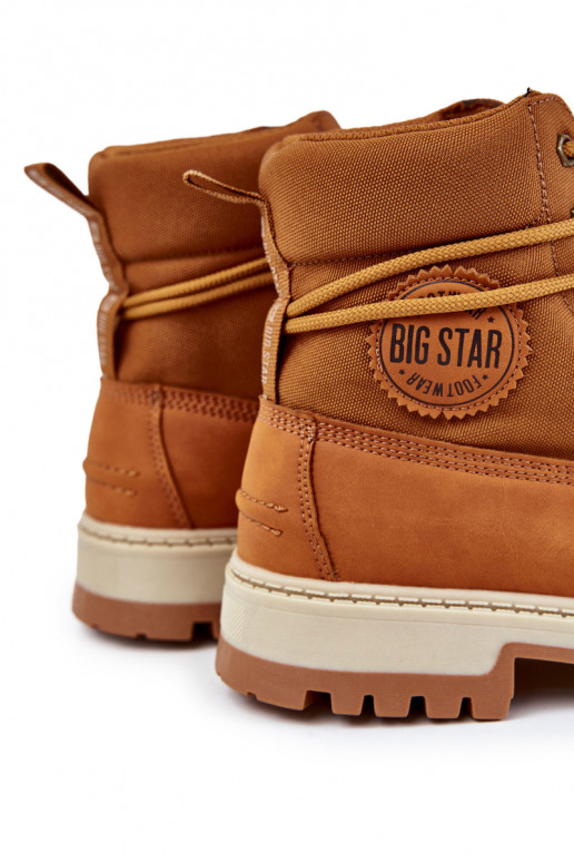 pre mužov Čižmy topánky Memory Foam Big Star KK174203 Hnedá farba