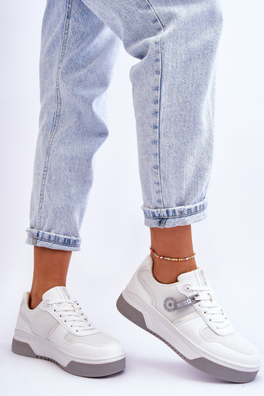 Klasické tenisky Memory Foam System Big Star LL274A024 biela farba