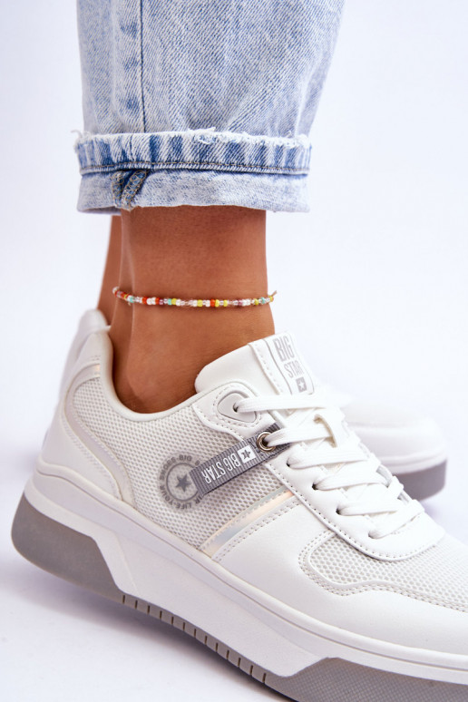 Klasické tenisky Memory Foam System Big Star LL274A024 biela farba