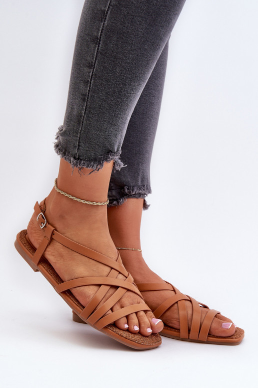 Sandále pre ženy Big Star NN274013 Hnedá farba