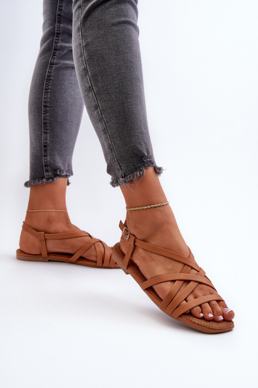 Sandále pre ženy Big Star NN274013 Hnedá farba