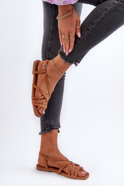 Sandále pre ženy Big Star NN274013 Hnedá farba