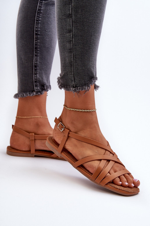 Sandále pre ženy Big Star NN274013 Hnedá farba